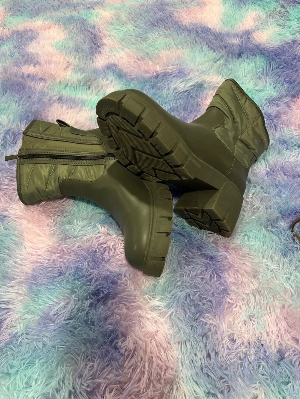 torrid Black Quilted Ankle Booties